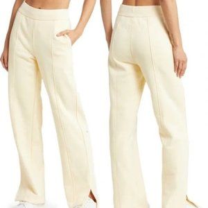 ALO Yoga Offline High Waist Straight Leg Sweatpants Medium French Vanilla